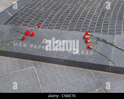 Memoriale dei Veterani di Guerra coreana in Washington DC Foto Stock