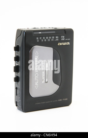 Walkman a cassetta a nastro aiwa made in Japan Foto Stock