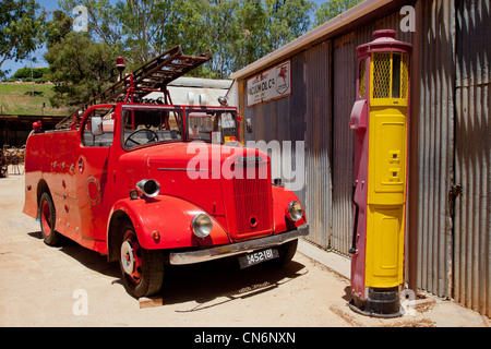 Vintage motore Fire. Loxton. Il South Australia. Foto Stock