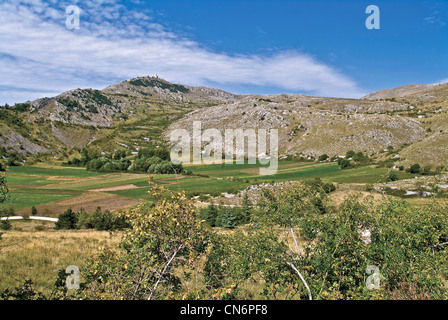 Europa Italia Abruzzo Gran Sasso e Monti della Laga parco paesaggio Foto Stock