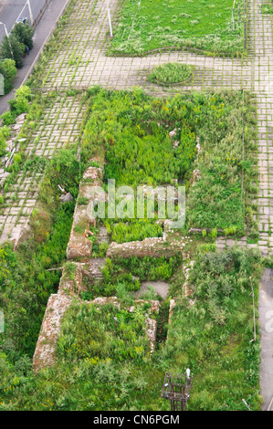 Le rovine del re nel castello di Kaliningrad (versioni precedenti di Koenigsberg). La Russia Foto Stock