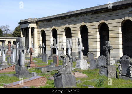 Old Brompton cimitero Foto Stock