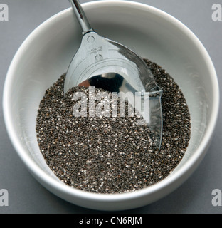 Semi di Chia per la cottura sono ultime 'superfood' ricco di sostanze nutritive, Londra Foto Stock