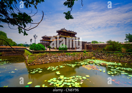 Ingresso alla città imperiale, tonalità, Vietnam Foto Stock