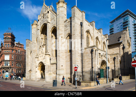 Leeds Cattedrale cattolica romana (Saint Anne's Cathedral), Leeds, West Yorkshire, Inghilterra Foto Stock