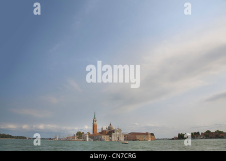 Vista dalla Piazza San Marco e San Giorgio Maggiore Isola, Venezia, Italia Foto Stock