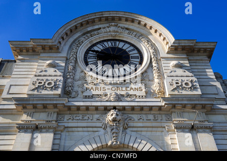 Francia, Parigi riva sinistra, il Museo d' Orsay, alloggiati nelle gare d'Orsay, ex stazione ferroviaria (1898), l'orologio Foto Stock