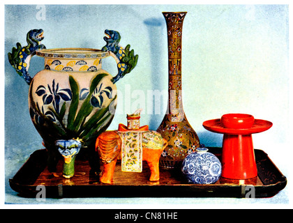 Rari vasi 3 blocchi colore repro diretta dalla natura Foto Stock