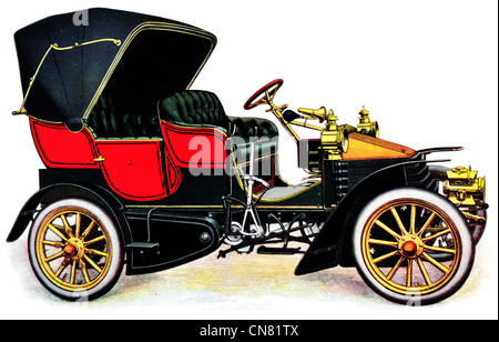 Epoca edoardiana Automobile Automobile 1898 Peugeot auto Foto Stock