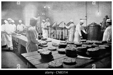 1917 Classe pasticceria comissario scuola Naval training station Newport R I Foto Stock
