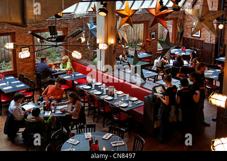 Stati Uniti, New York City, Manhattan, Chlesea, fumo blu, ristorante e jazz club, 116 est sulla 27th Street Foto Stock