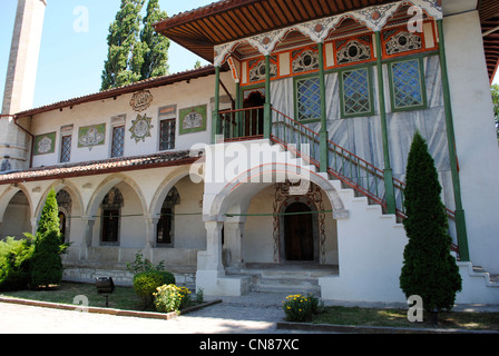 L'Ucraina. Repubblica autonoma di Crimea. Bakhchisaray. Khan's Palace. Grande Moschea di Khan. Foto Stock