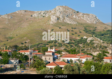 Grèce, nord est delle isole del Mar Egeo, Lesbo isola, Eressos nel nordest di Lesvos è il luogo di nascita della poetessa Saffo in Foto Stock