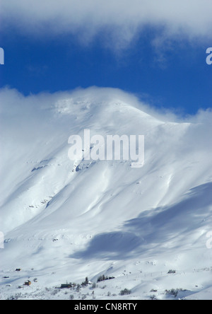 Il Libano, Monte Libano, Jabal Sannine Mountain Range, lato ovest di Jabal Sannine Foto Stock