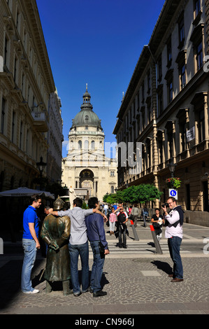 Ungheria, Budapest, elencato come patrimonio mondiale dall'UNESCO, dalla Basilica di Santo Stefano, di Pest Foto Stock