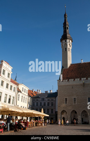 Estonia (Paesi Baltici), la regione di Harju, Tallinn, la capitale europea della cultura 2011, centro storico elencati come patrimonio mondiale dall' Foto Stock