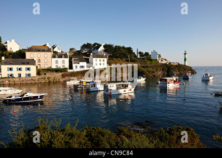 Francia, Finisterre, Clohars Carnoet, Doelan Foto Stock