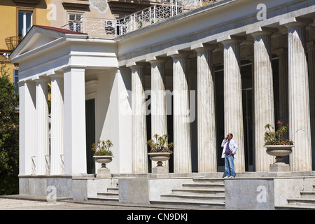 L'Italia, Campania, Napoli, Museo Principe Aragona Pignatelli Cortes si trova in una villa neoclassica risalente al 1826, e donate Foto Stock