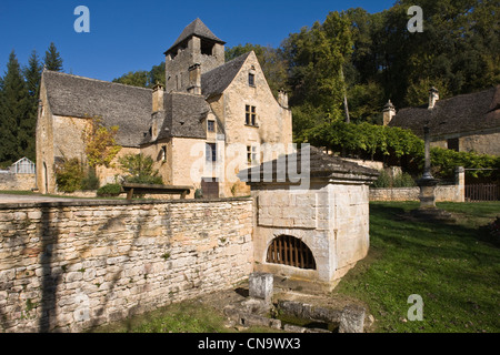 Francia, Dordogne Périgord Nero, Saint Crepin et Carlucet Foto Stock