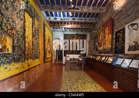 Francia, Lot, St Cere, Saint Laurent les Tours, l'Atelier de Jean Lurcat Tours in Saint Laurent, Jean Lurcat Museo Laboratorio Foto Stock
