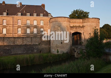 Francia, Nord, Bergues, una città fortificata da Vauban Foto Stock