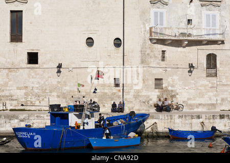 Italia Puglia Provincia di Bari, Monopoli, Porto Foto Stock