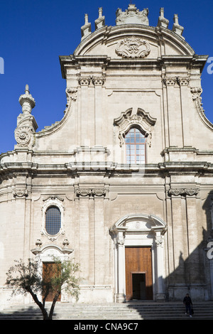 Italia Puglia Provincia di Bari, Monopoli, Basilica di Maria Santissima della Madia, Duomo interamente ricostruito nel XVIII secolo Foto Stock