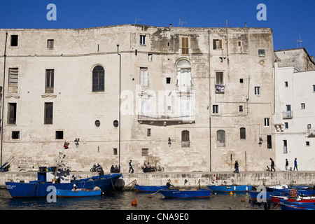 Italia Puglia Provincia di Bari, Monopoli, Porto Foto Stock