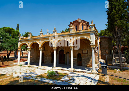 Il XIV secolo il monastero bizantino di Vlatades ( Vlatadon ) una paleocristiana e monumenti bizantini di Salonicco, Grecia. Foto Stock