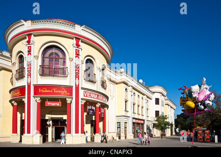 Austria, Vienna Prater, una fiera del divertimento sin dal 1897, undicesimo Madame Tussaud museo al mondo, basato sull'originale museo fondata Foto Stock