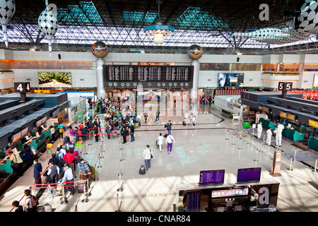 Sala partenze all'Aeroporto Internazionale Taoyuan di Taiwan (IATA: TPE) Taipei Taiwan. JMH6000 Foto Stock