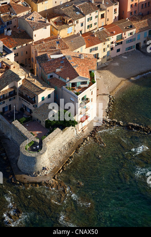 Francia, Var, Golfe de Saint Tropez, Saint Tropez (vista aerea) Foto Stock