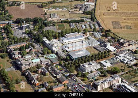 Veduta aerea del Sutton Bonington Campus, Università di Nottingham Foto Stock