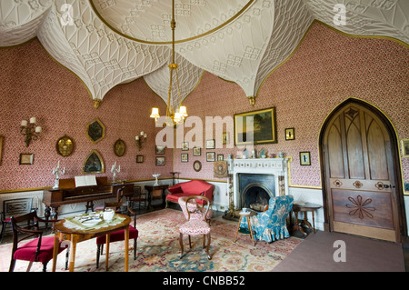 Regno Unito e Irlanda del Nord, Down County, Strangford, Castleward, boudoir Foto Stock