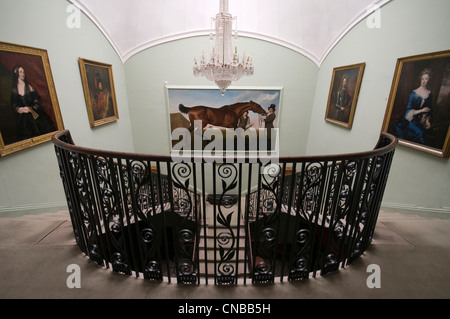 Regno Unito e Irlanda del Nord, Down County, Newtownards, Mount Stewart House, George Stubb del dipinto del celebre Cavallo Foto Stock