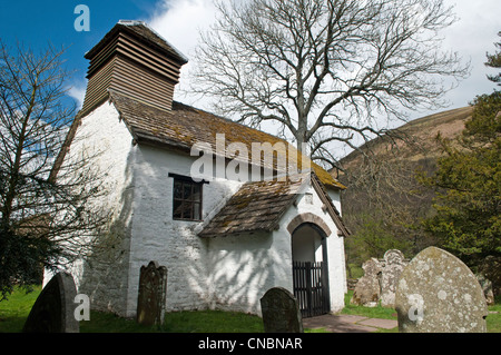 Capel y Ffin Chiesa Montagna Nera Parco Nazionale di Brecon Beacons Galles Foto Stock
