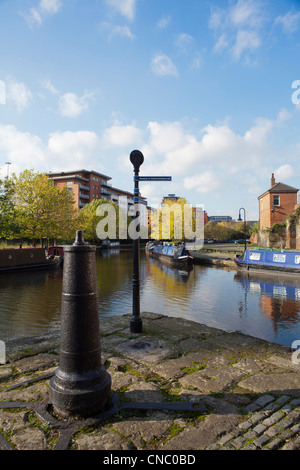 Inghilterra, Manchester, Castlefield, Bridgewater Canal basin Foto Stock
