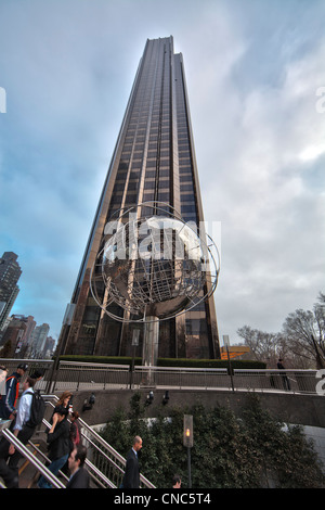 Trump International Hotel and Tower a Columbus Circle a Manhattan, New York City Foto Stock