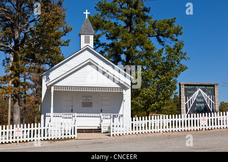 Cappella a Cristo del complesso di Ozarks a Eureka Springs, Arkansas. Foto Stock