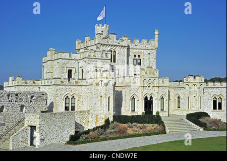 Hardelot Castello / Château d'Hardelot in Condette, Côte d'Opale / Opal Coast, Francia Foto Stock