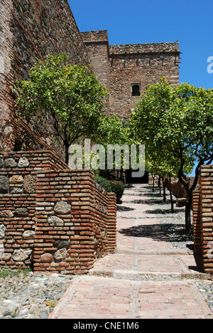 Cristo's Gate (Torre del Cristo), Alcazaba de Malaga, Malaga, Costa del Sol, provincia di Malaga, Andalusia, Spagna, Europa occidentale. Foto Stock