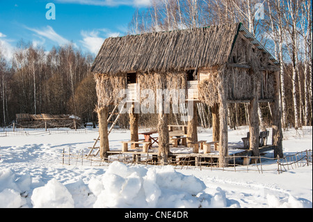 Granaio nell'aria aperta Foto Stock