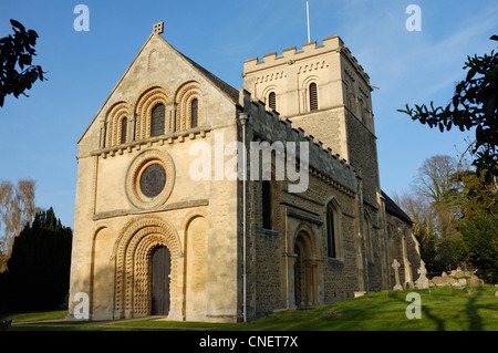 Chiesa di Iffley Foto Stock