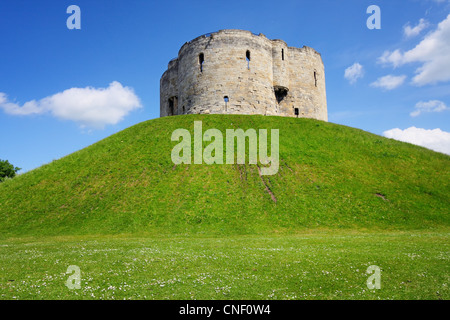 La Torre di Clifford a York Foto Stock