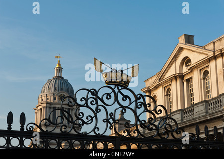 Cappella di San Paolo e di San Pietro Old Royal Naval College di Greenwich London REGNO UNITO Foto Stock