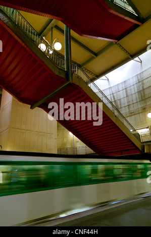 Citare la stazione della metropolitana di Parigi, Francia Foto Stock