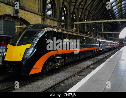 Grand Central Classe 180 No. 180112 a Londra Kings Cross. Foto Stock