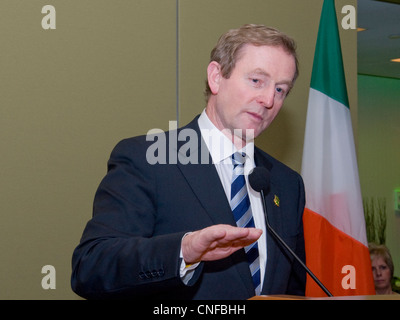 Taoiseach Enda Kenny Foto Stock