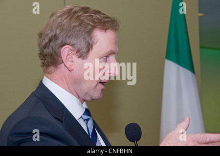 Taoiseach Enda Kenny Foto Stock