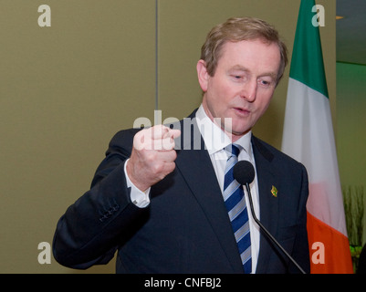 Taoiseach Enda Kenny Foto Stock